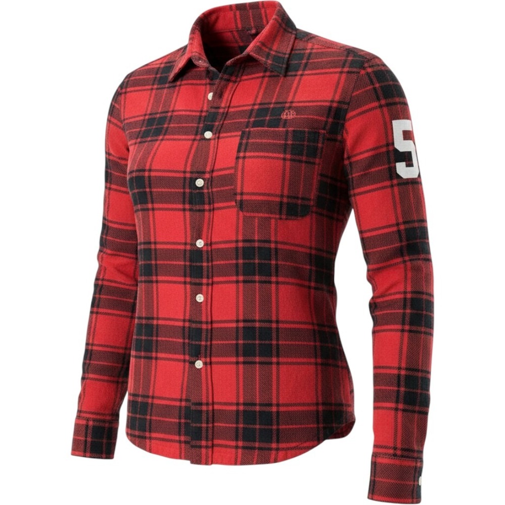 10Deep Flannel Shirt Small Red Black Plaid Cotton Streetwear Graphic 95 Mens